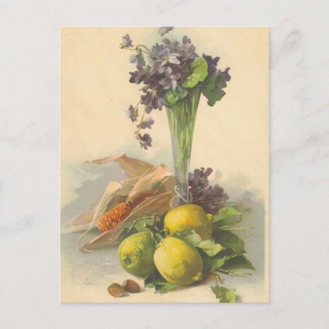 Postal Catherine Klein Vintage Postcard Reproduction (Anverso)