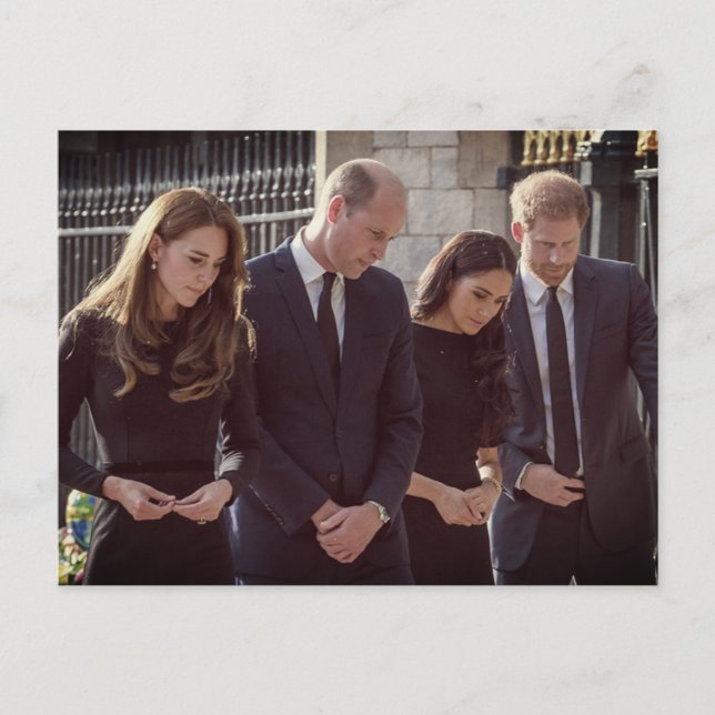 Postal Catherine William Harry Meghan Windsor Castle 2022 (Anverso)