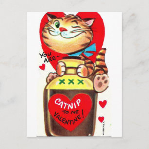 Postal Catnip Vintage Valentine