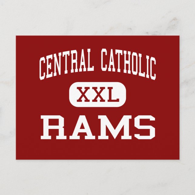 Postal Católico Central - Rams - High - Portland Oregon (Anverso)