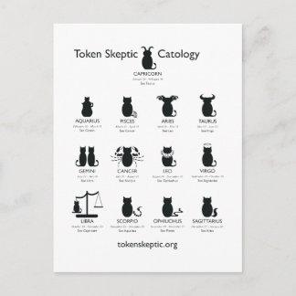 Postal Catología Escéptica/Astrología Token