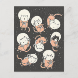 Postal Catstronautas