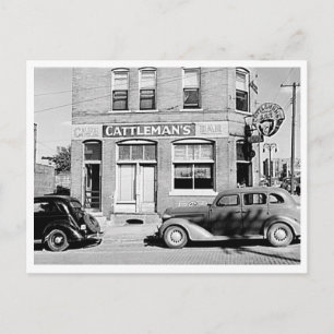 Postal Cattleman's Bar Stockyards Omaha Nebraska