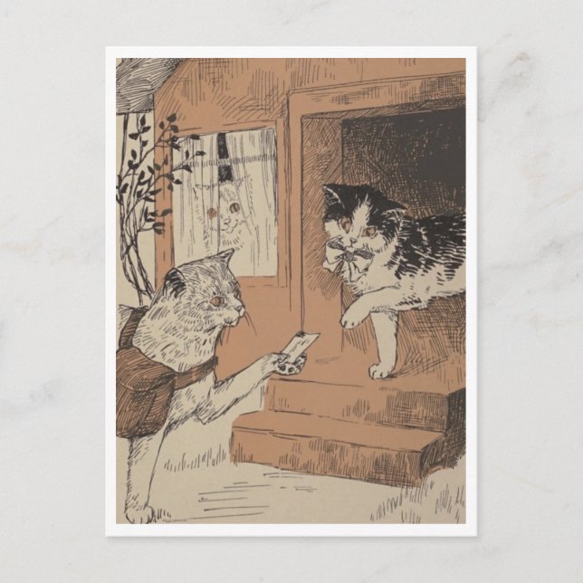 Postal "Caturday Delivery" (Anverso)