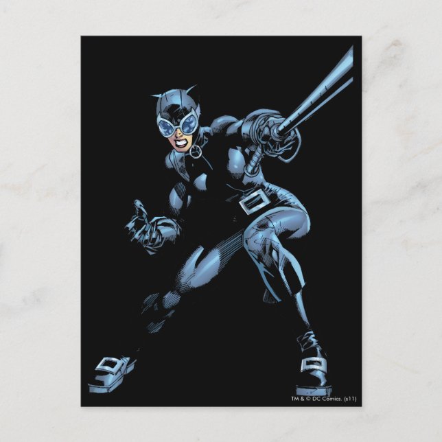 Postal Catwoman con Whip (Anverso)