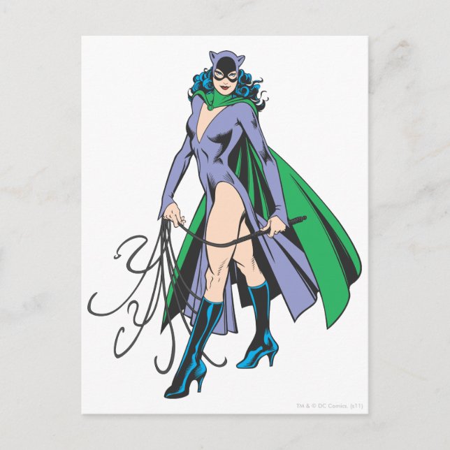 Postal Catwoman Stands (Anverso)