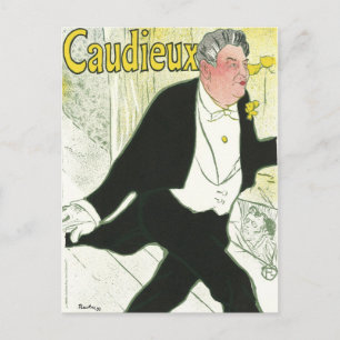Postal Caudieux de Toulouse Lautrec, Arte Antiguo Nouveau