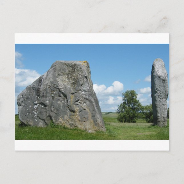 Postal Cava en Avebury (Anverso)