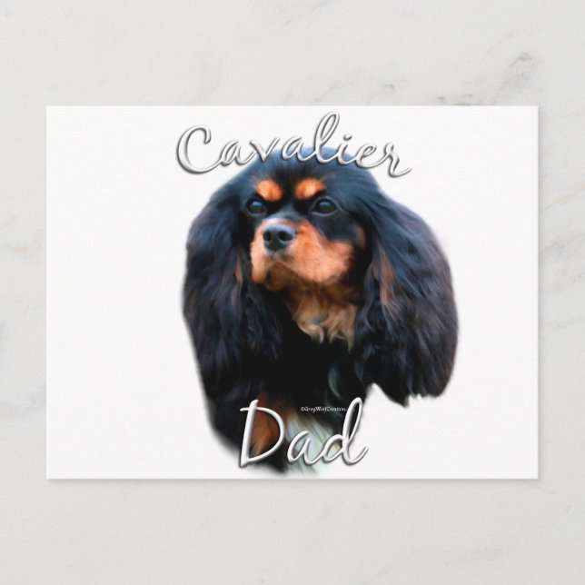 Postal Cavalier King Charles Spaniel Dad 2 (Anverso)