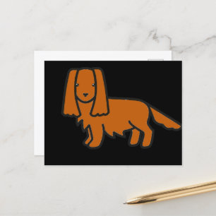 Postal cavalier king charles spaniel ruby personalizado