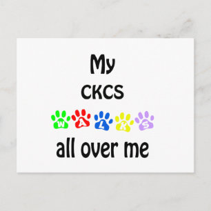Postal Cavalier King Charles Spaniel Walks Design