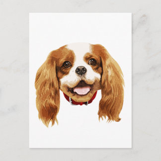 Postal CavalierKingCharlesSpaniel_Epagneul cara002