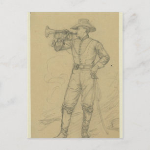 Postal Cavalry Bugler