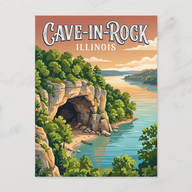 Postal Cave-in-Rock Illinois (Anverso)