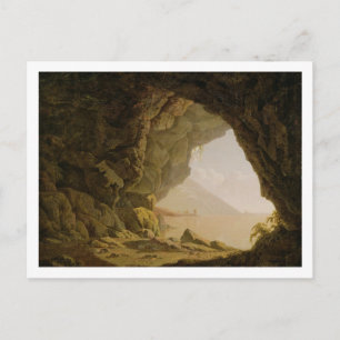 Postal Caverna, cerca de Nápoles, 1774 (aceite sobre lien