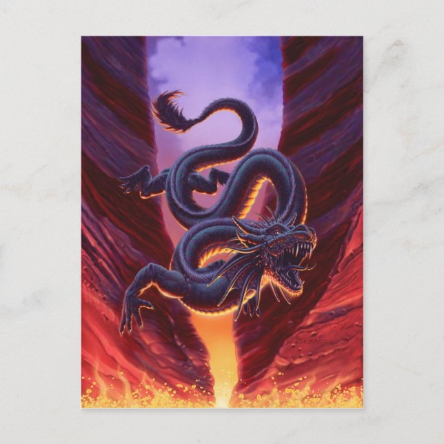 Postal "Caverna de Fuego" (Anverso)