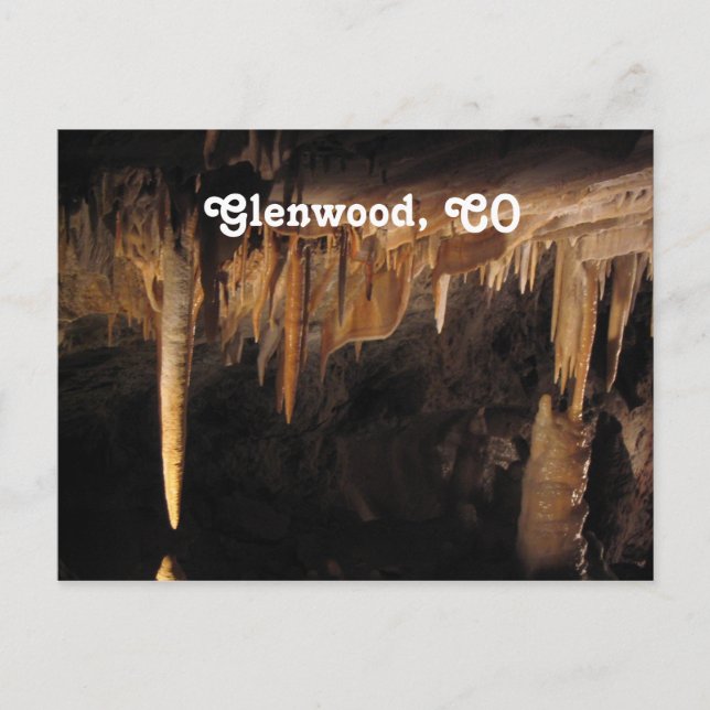 Postal Cavernas de Glenwood (Anverso)
