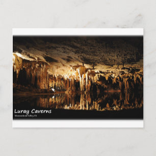 Postal Cavernas de Luray, Valle de Shenandoah, Virginia