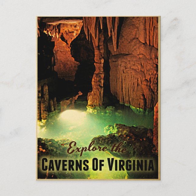 Postal Cavernas De Virginia (Anverso)