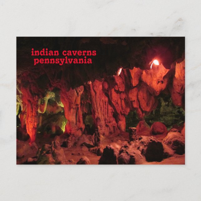 Postal cavernas lincoln, pensilvania (Anverso)