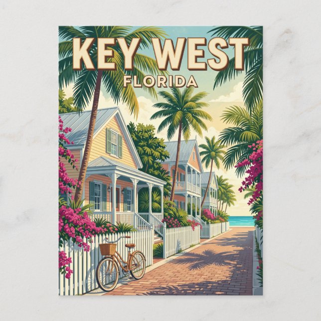 Postal Cayo Hueso Florida (Anverso)