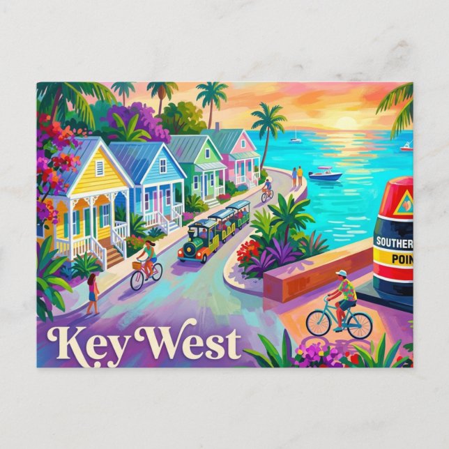 Postal Cayo Hueso Florida (Anverso)