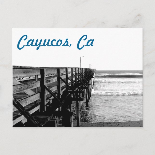 Postal Cayucos, Ca (Anverso)