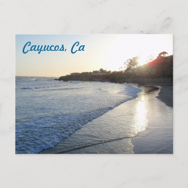 Postal Cayucos California (Anverso)