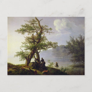 Postal Caza de aves acuáticas, 1828