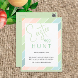 Postal Caza de huevos de pascua Creamy Ice Cream Fiesta