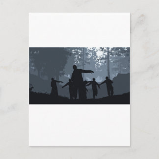 Postal Caza del zombi en el bosque