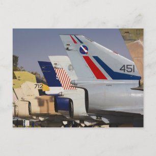 Postal Caza Kfir construido por Israel