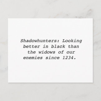 Postal Cazadores de sombras