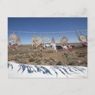 Postal Cazadores de sueños nativos estadounidenses a la v