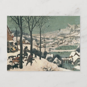 Postal Cazadores en la nieve - enero de 1565