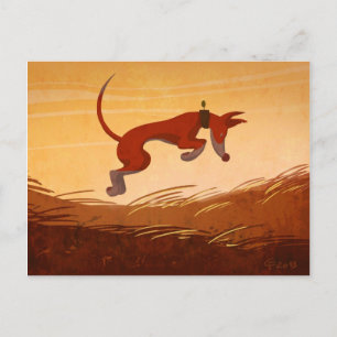 Postal Cazando a Podi