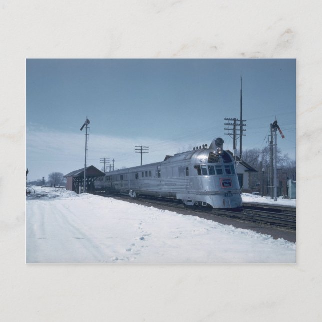 Postal CB&Q "Pioneer Zephyr" (Anverso)