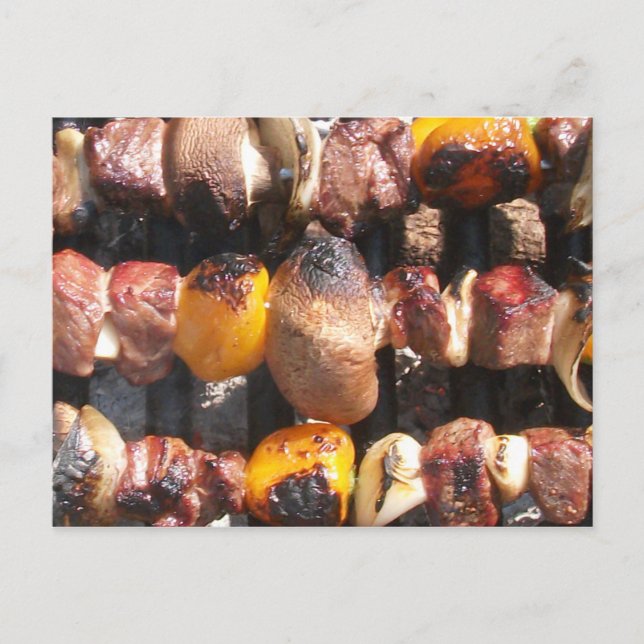 Postal Cebabotas con alcantarillas a la parrilla (Anverso)