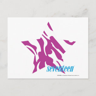 Postal Cebra Púrpura 4