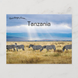 Postal Cebras de Tanzania