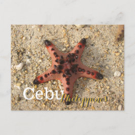 Postal Cebú, Filipinas, pez estrella del tigre