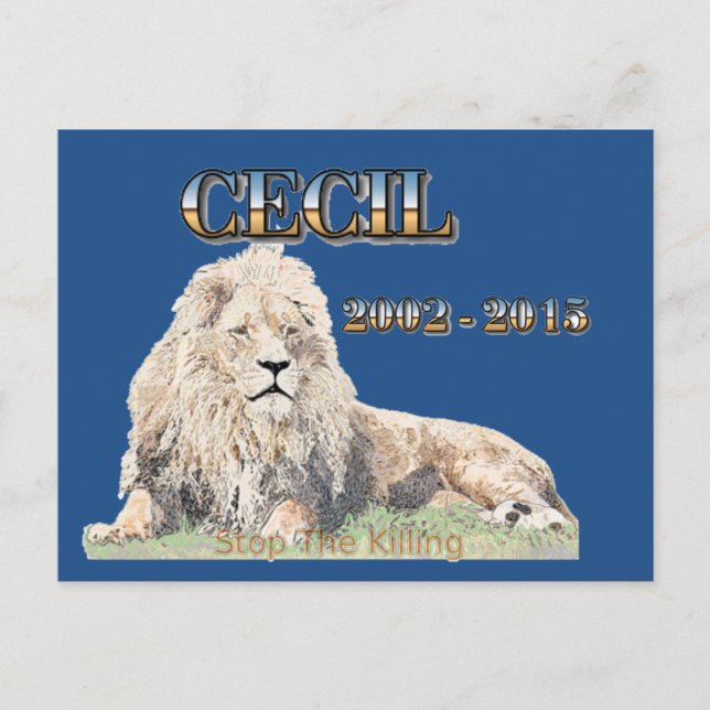 Postal Cecil El León (Anverso)