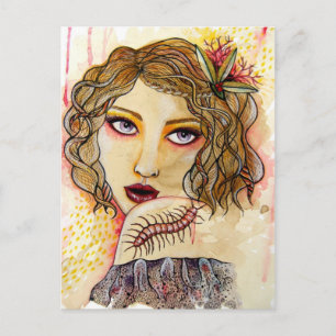 Postal Cecilia y el Centipede