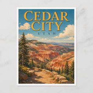 Postal Cedar City Utah Cedar Breaks GeoSaga