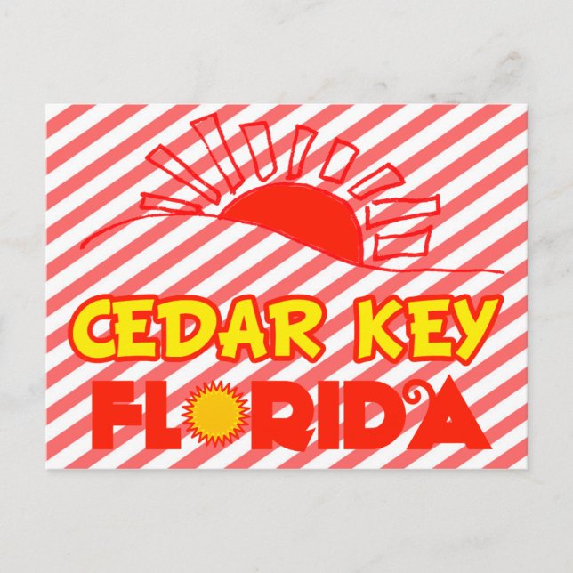 Postal Cedar Key, Florida (Anverso)