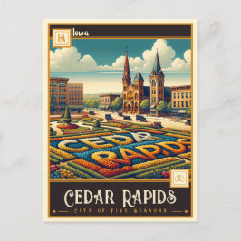 Postal Cedar Rapids, Iowa | Vintage