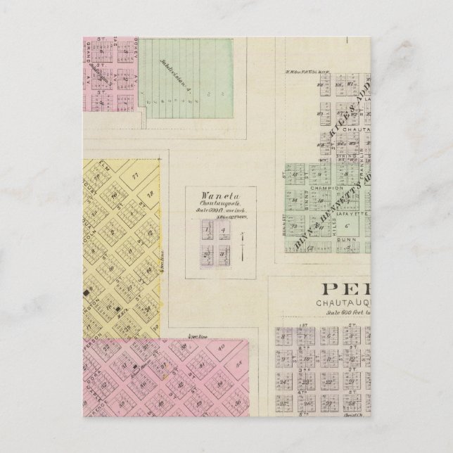 Postal Cedarvale, Elgin, Chautauqua Springs, Kansas (Anverso)