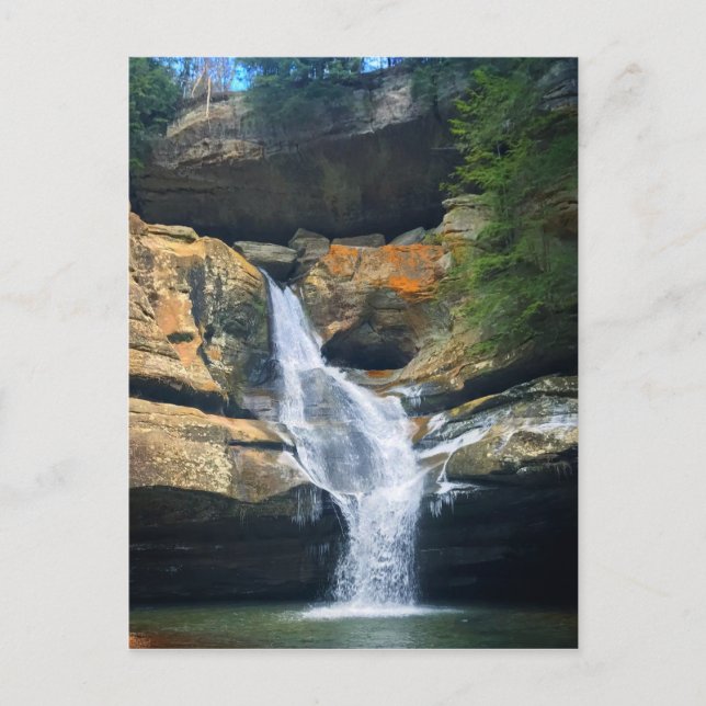 Postal Ceder Falls, Hocking Hills Ohio (Anverso)