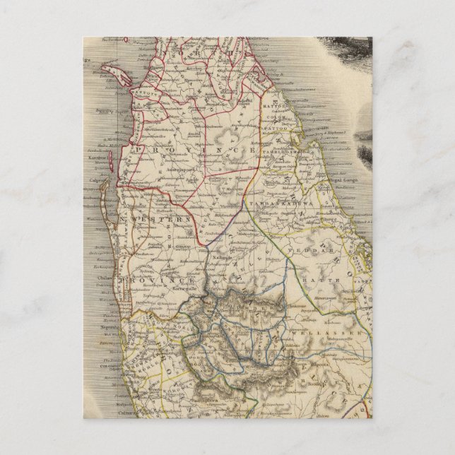 Postal Ceilán (Anverso)