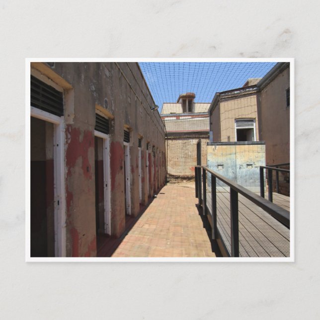 Postal celdas de la prisión de constitución (Anverso)